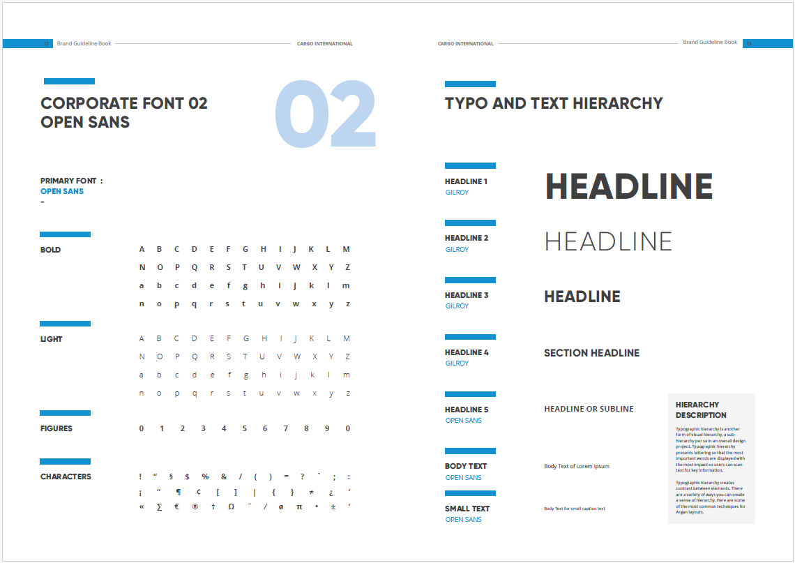CARGO Brand Book - screenshots