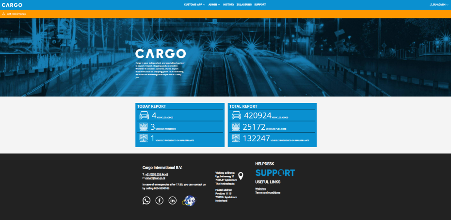 Dashboard UI old - super admin role